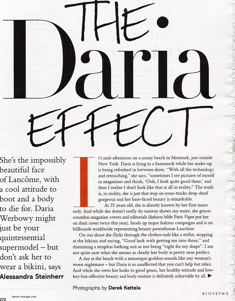 The Daria Effect, October 2009