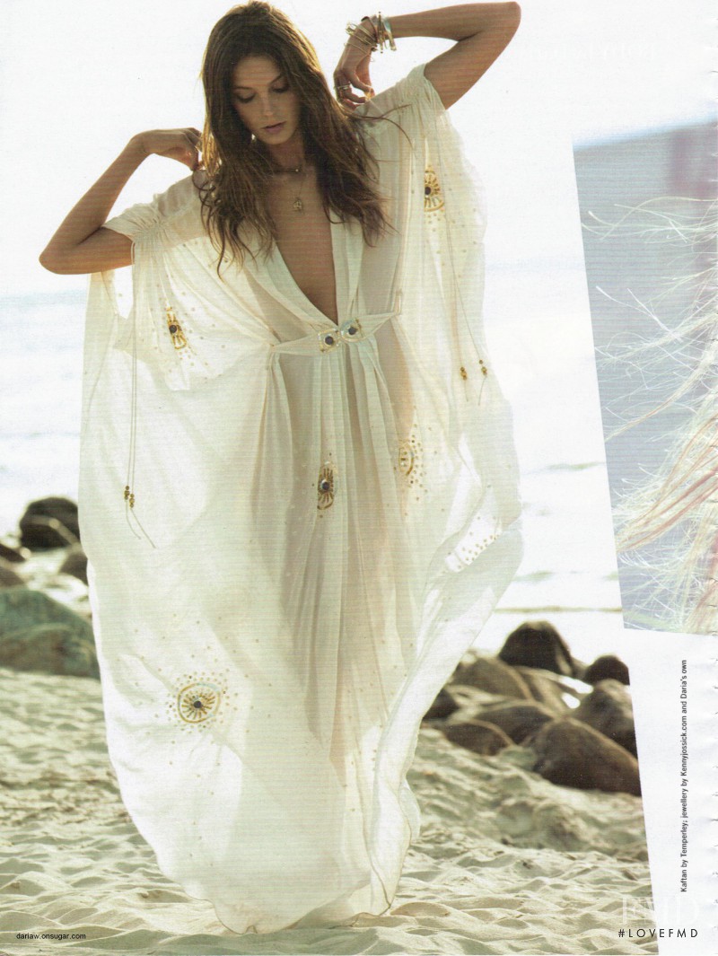 Daria Werbowy featured in The Daria Effect, October 2009