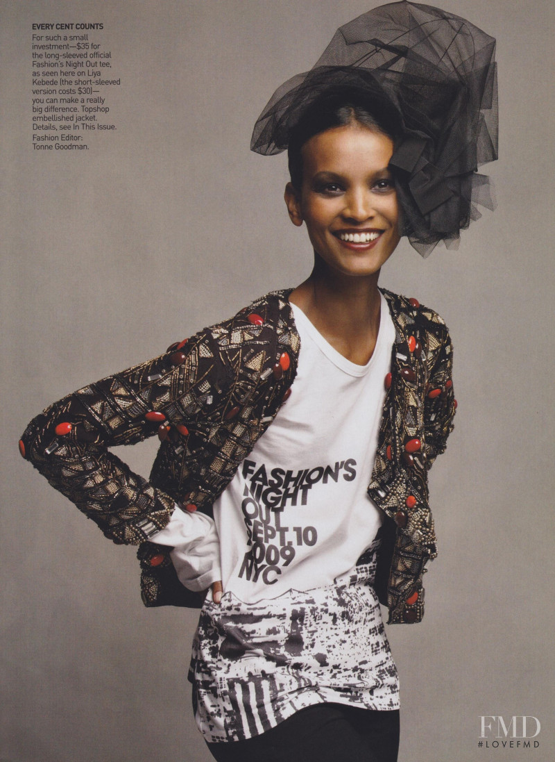 Liya Kebede featured in Tonights The Night, September 2009