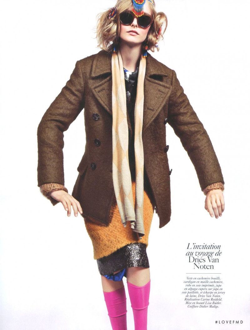 Kamila Filipcikova featured in ADN de la Mode, August 2009