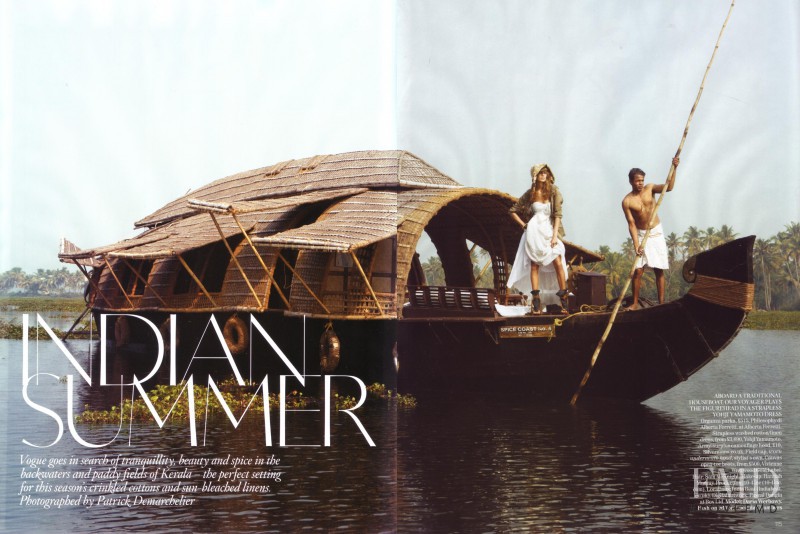 Daria Werbowy featured in Indian Summer, June 2009