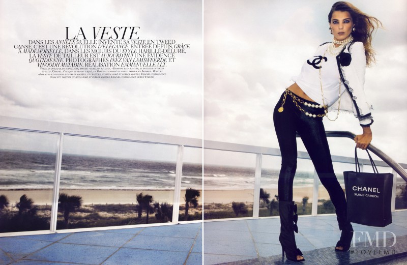 Daria Werbowy featured in La Veste, March 2009