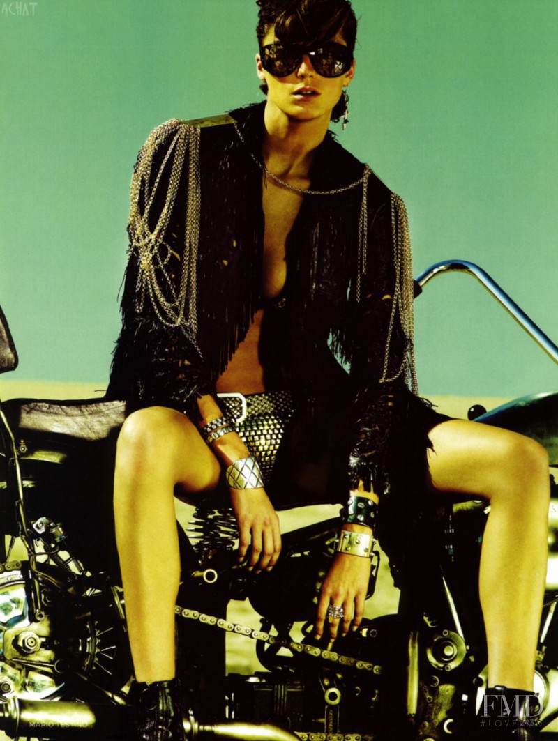 Daria Werbowy featured in Iron Maiden, March 2009