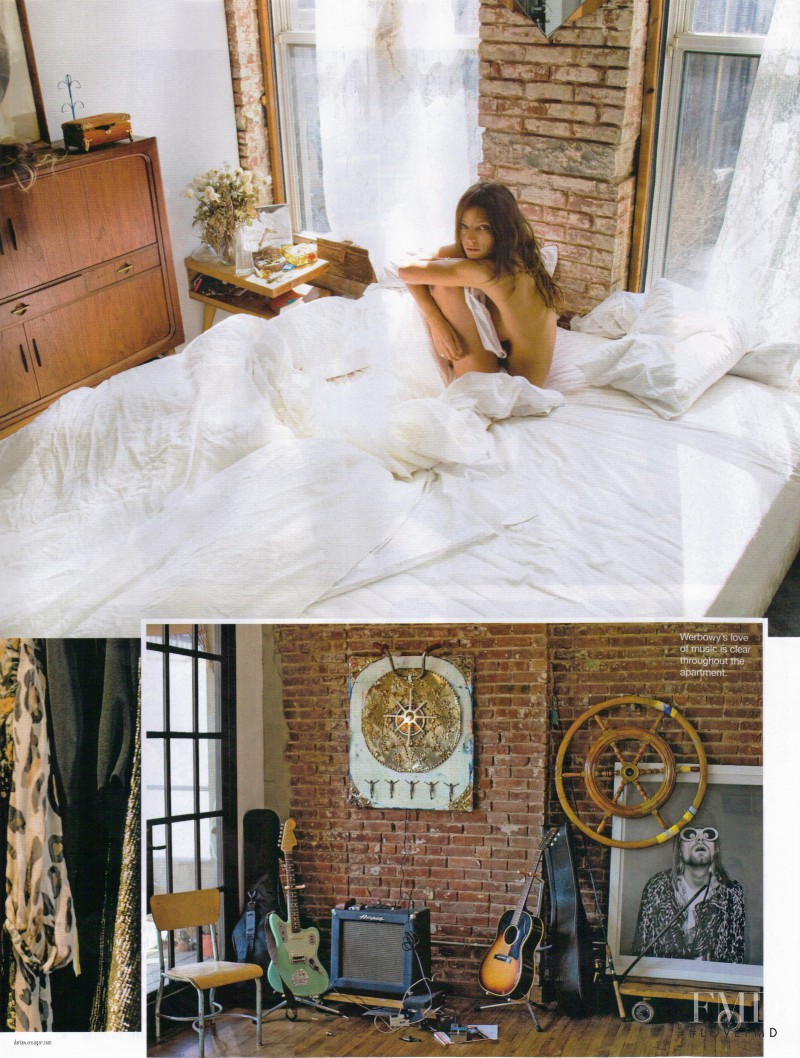 Daria Werbowy featured in Daria at Home, February 2009