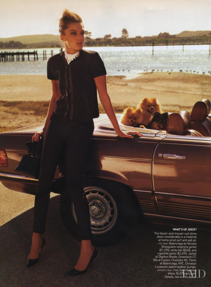 Daria Werbowy featured in San Francisco Chronicles, June 2008