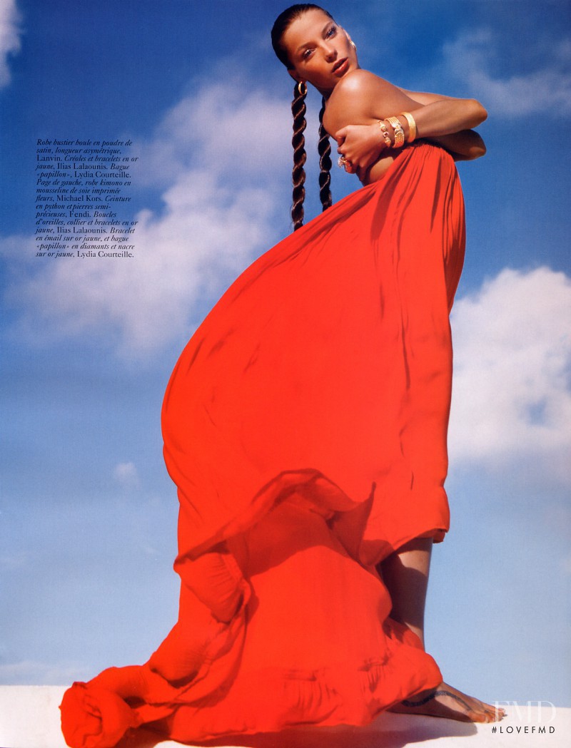 Daria Werbowy featured in Dans le Vent, April 2008