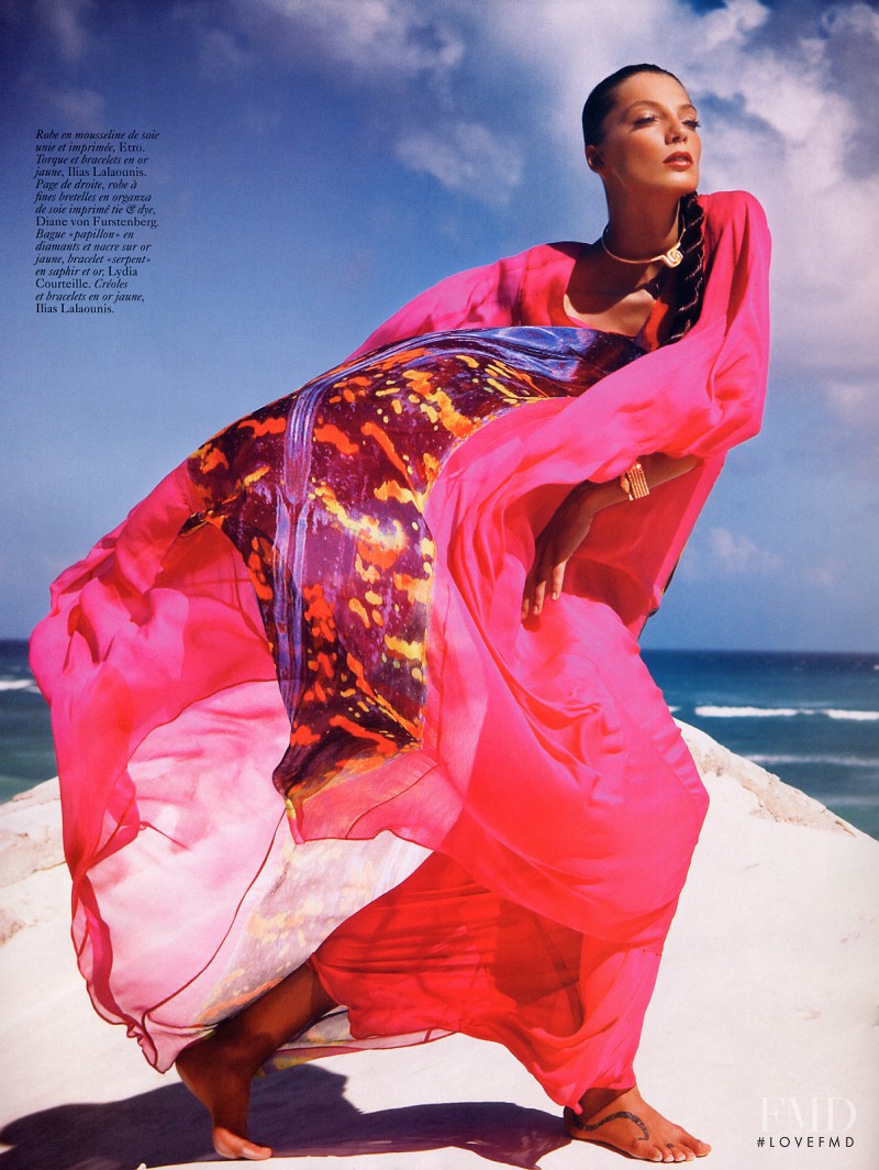Daria Werbowy featured in Dans le Vent, April 2008