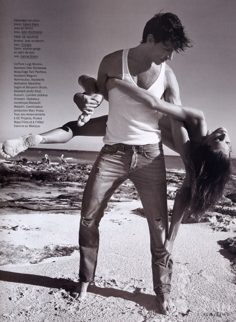 Daria Werbowy featured in In Love, February 2008