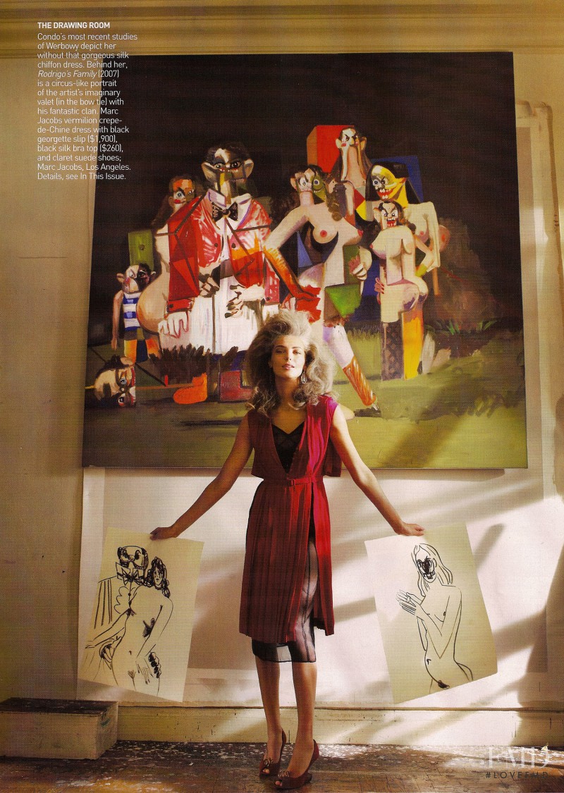 Daria Werbowy featured in Masterpiece Theatre, December 2007