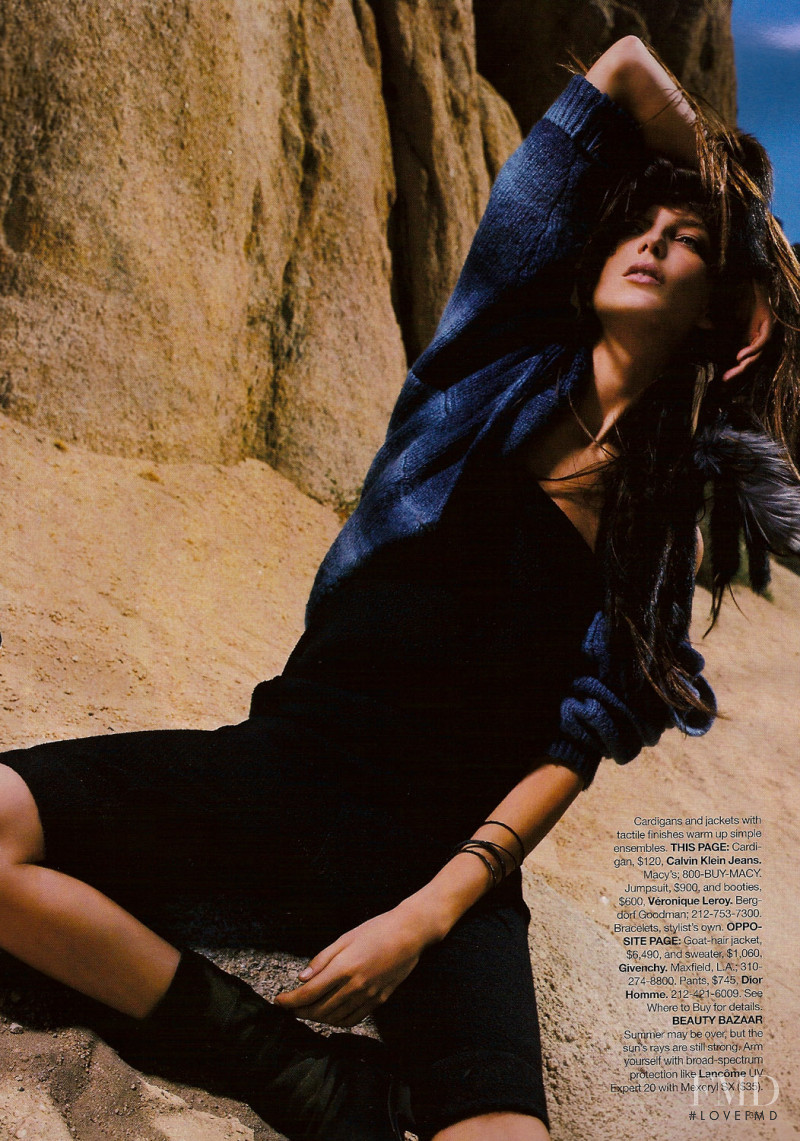 Daria Werbowy featured in Cutting Edge Cool, October 2007