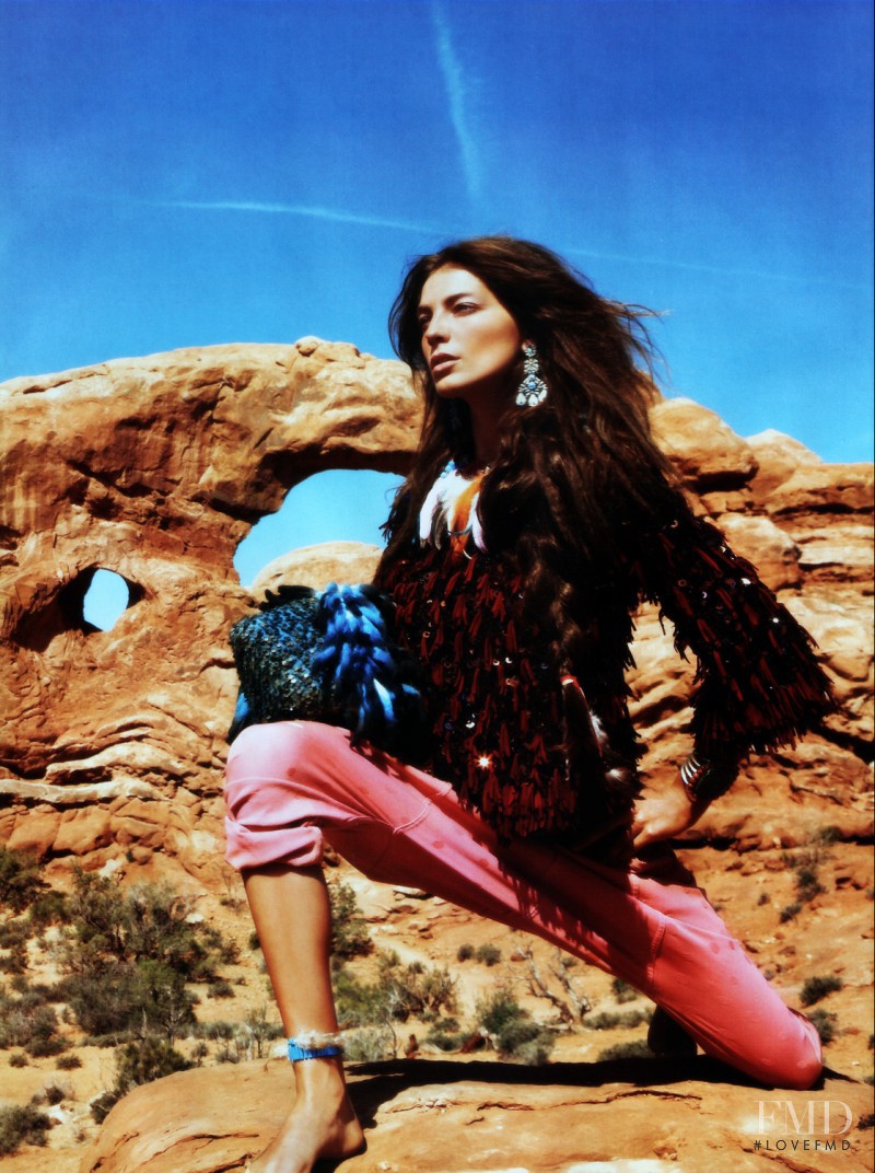 Daria Werbowy featured in Automne Indien, September 2007