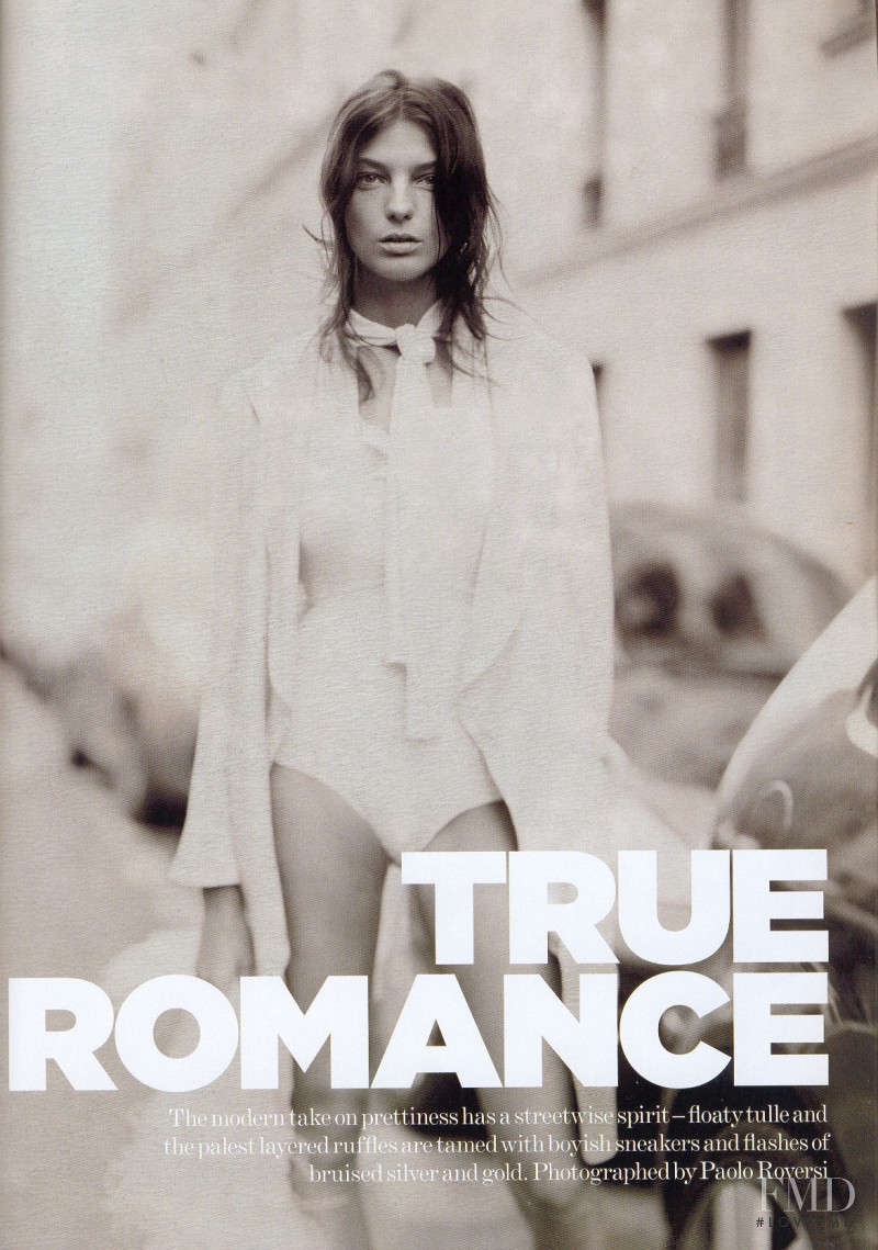 Daria Werbowy featured in True Romance, May 2007