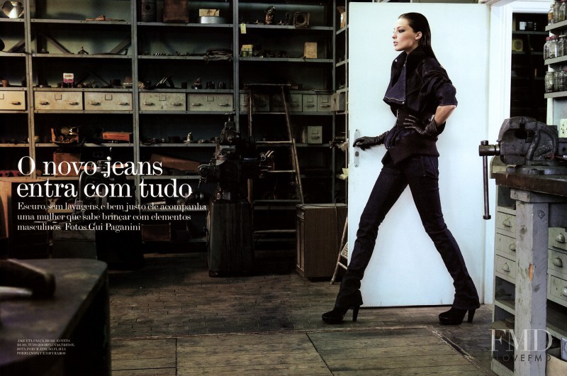 Daria Werbowy featured in O Nova Jeans Entra Com Tudo, March 2007