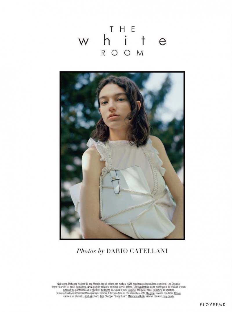 McKenna Hellam featured in The White Room, April 2017