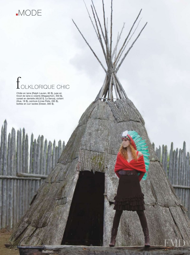 Natasha Yaroslava featured in Tricot De Corps, February 2010