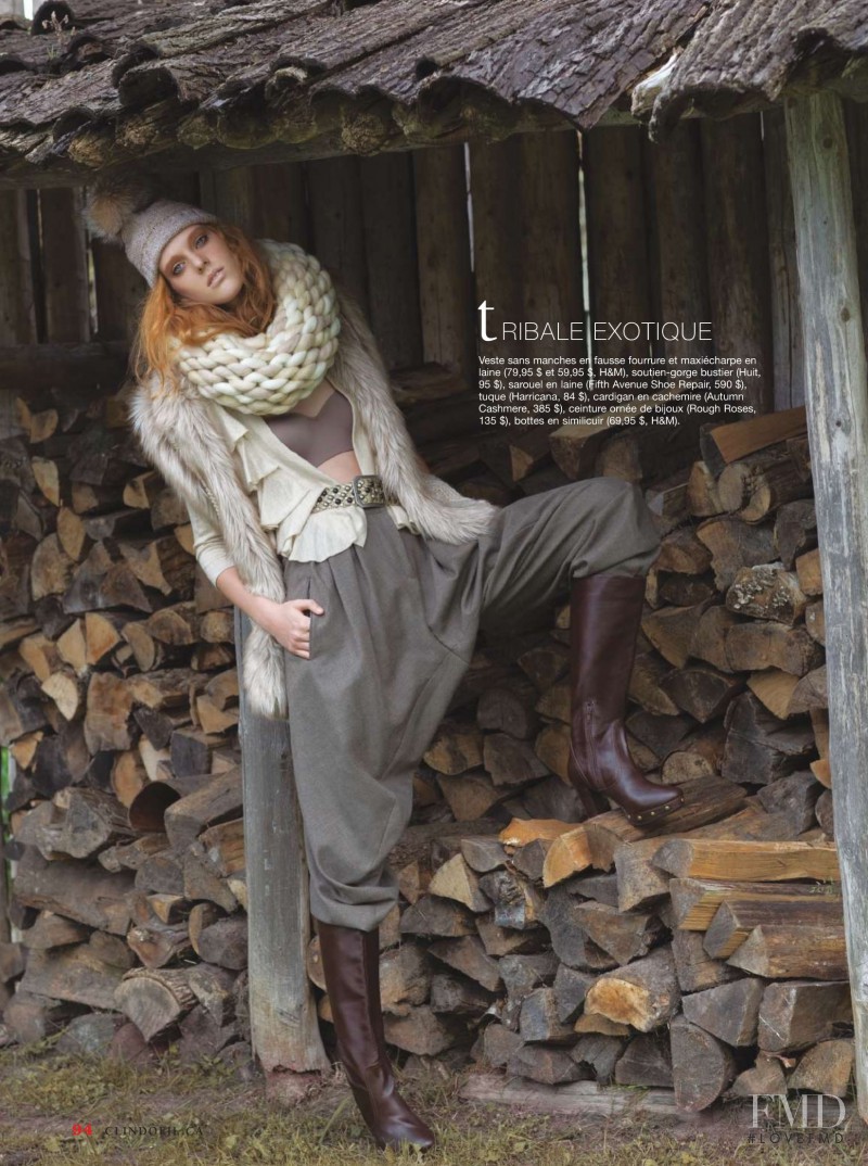 Natasha Yaroslava featured in Tricot De Corps, February 2010