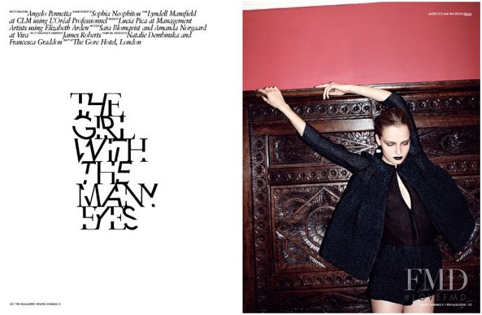 Amanda Norgaard featured in The Girl With the Many Eyes, March 2010