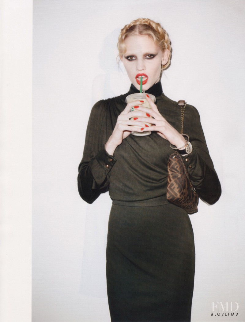 Lara Stone featured in Collection Privèe, June 2010