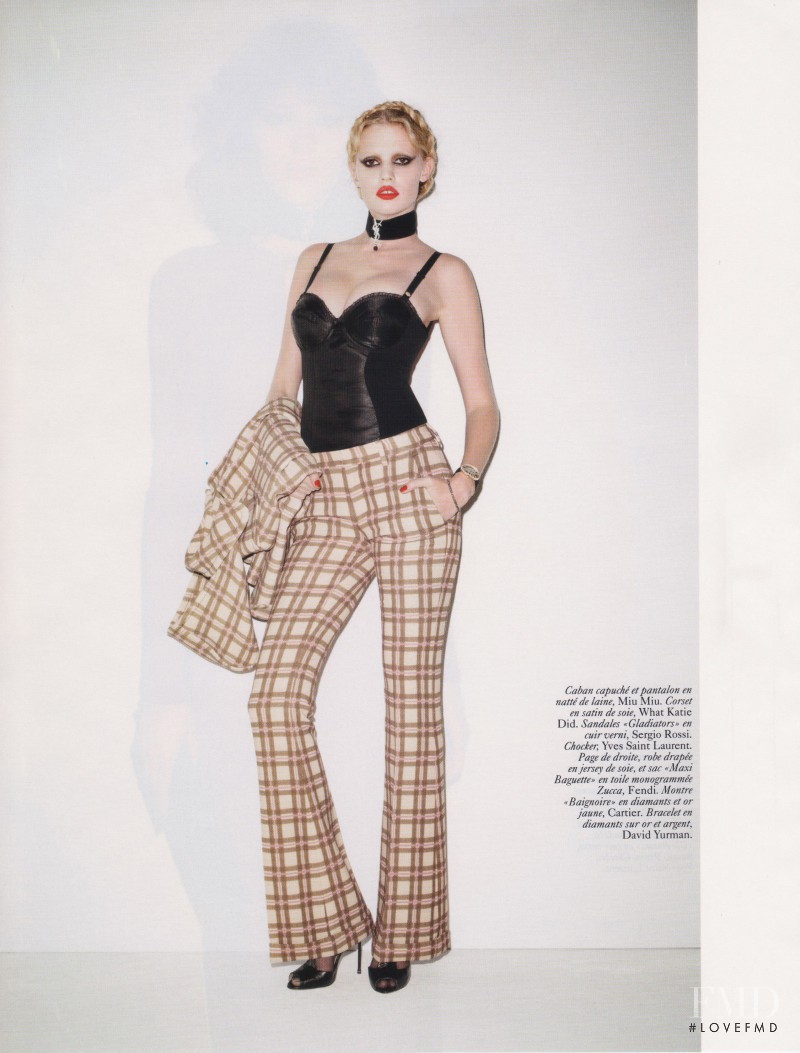 Lara Stone featured in Collection Privèe, June 2010