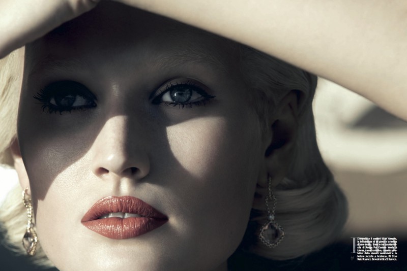 Toni Garrn featured in Vogue Beauty, April 2012