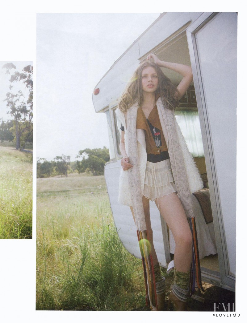 Lauren Rippingham featured in Into the Wild, April 2011