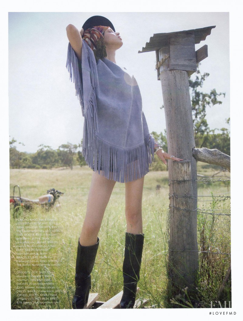 Lauren Rippingham featured in Into the Wild, April 2011