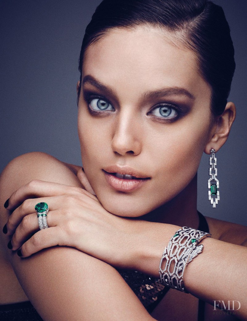 Emily DiDonato featured in Jewellery: Emerald City, March 2017