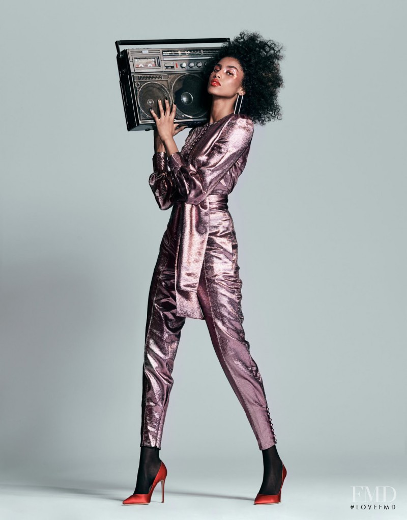 Imaan Hammam featured in The Hits, February 2017