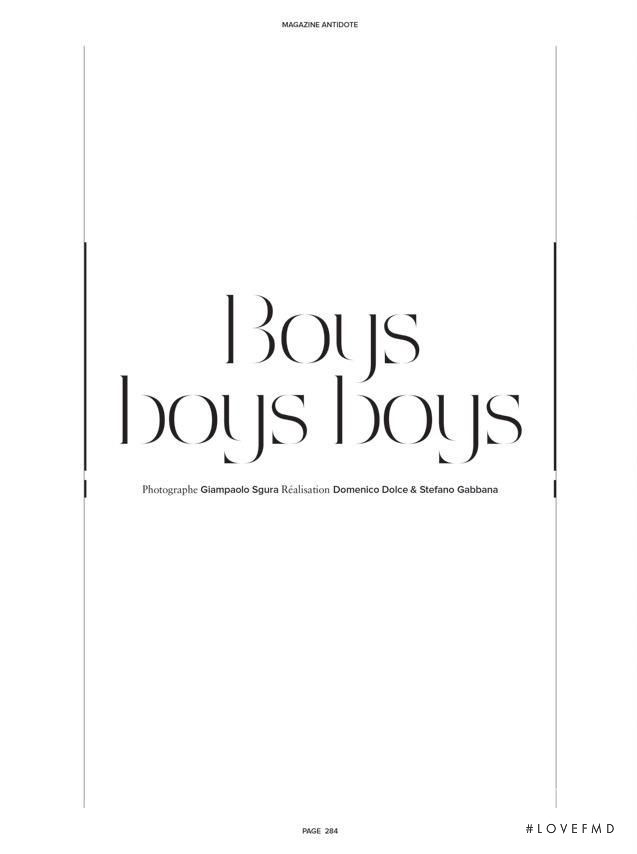 Boys boys boys, September 2011