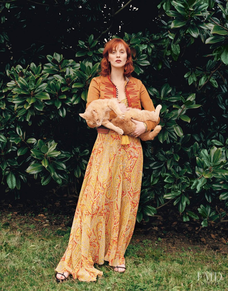 Karen Elson featured in Second Bloom, May 2017