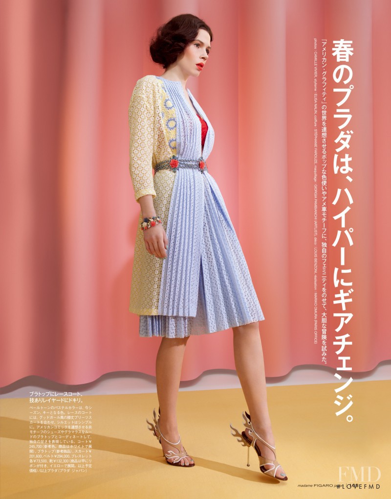 Julia Zimmer featured in Hyper Prada, April 2012