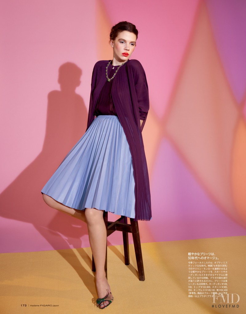 Julia Zimmer featured in Hyper Prada, April 2012