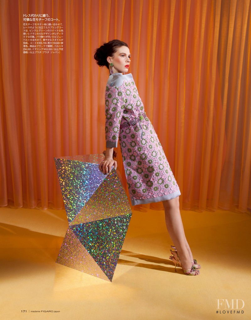 Julia Zimmer featured in Hyper Prada, April 2012