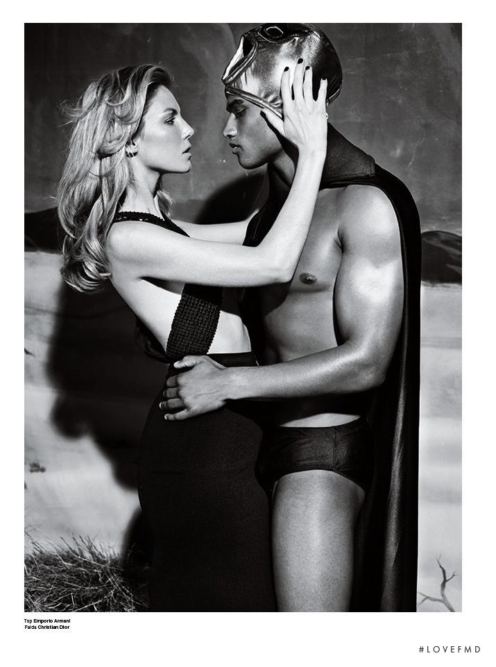 Angela Lindvall featured in El Santo, March 2012