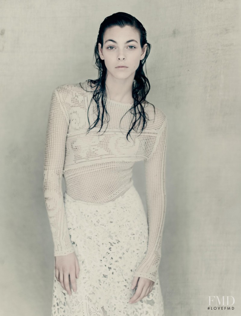 Vittoria Ceretti featured in Pure, April 2017