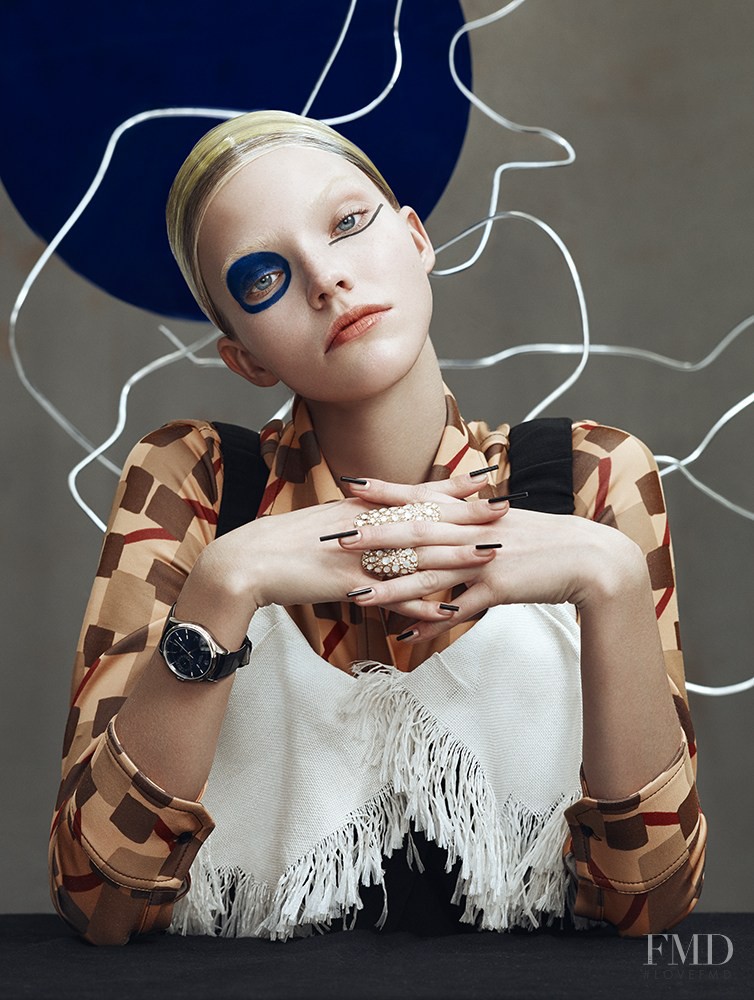 Sasha Luss featured in Vogue Gioiello: Portraits, April 2017