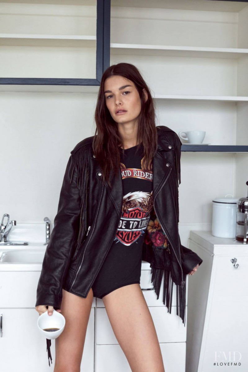 Ophélie Guillermand featured in A Denim In The Engine, April 2017