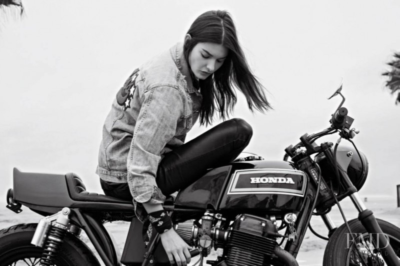 Ophélie Guillermand featured in A Denim In The Engine, April 2017