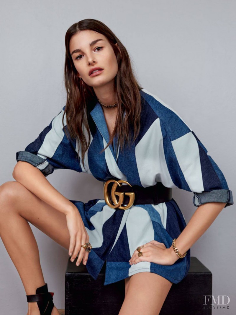 Ophélie Guillermand featured in A Denim In The Engine, April 2017