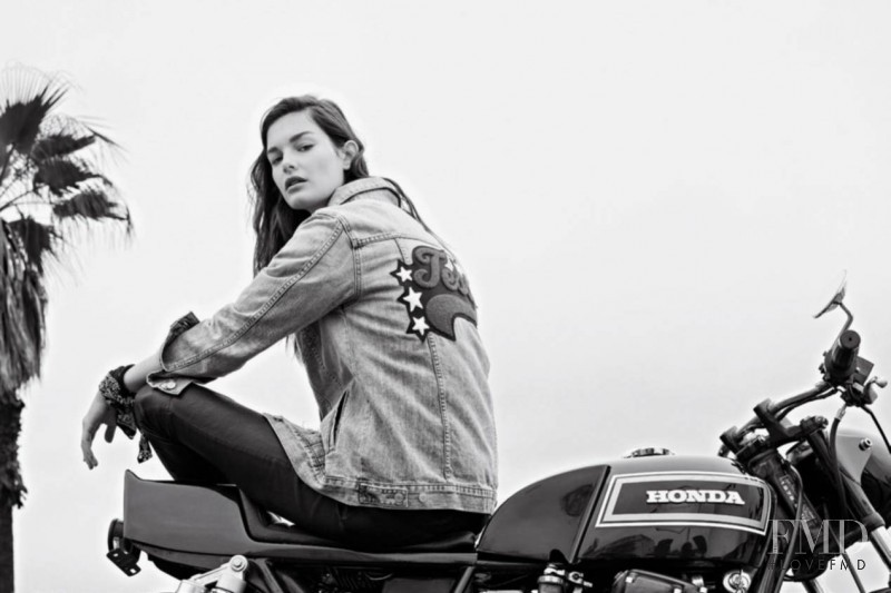 Ophélie Guillermand featured in A Denim In The Engine, April 2017