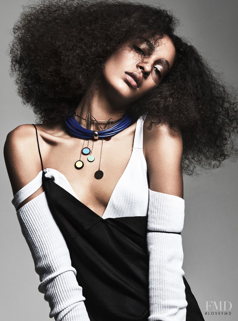 Luisana Gonzalez featured in Curl Up, December 2016