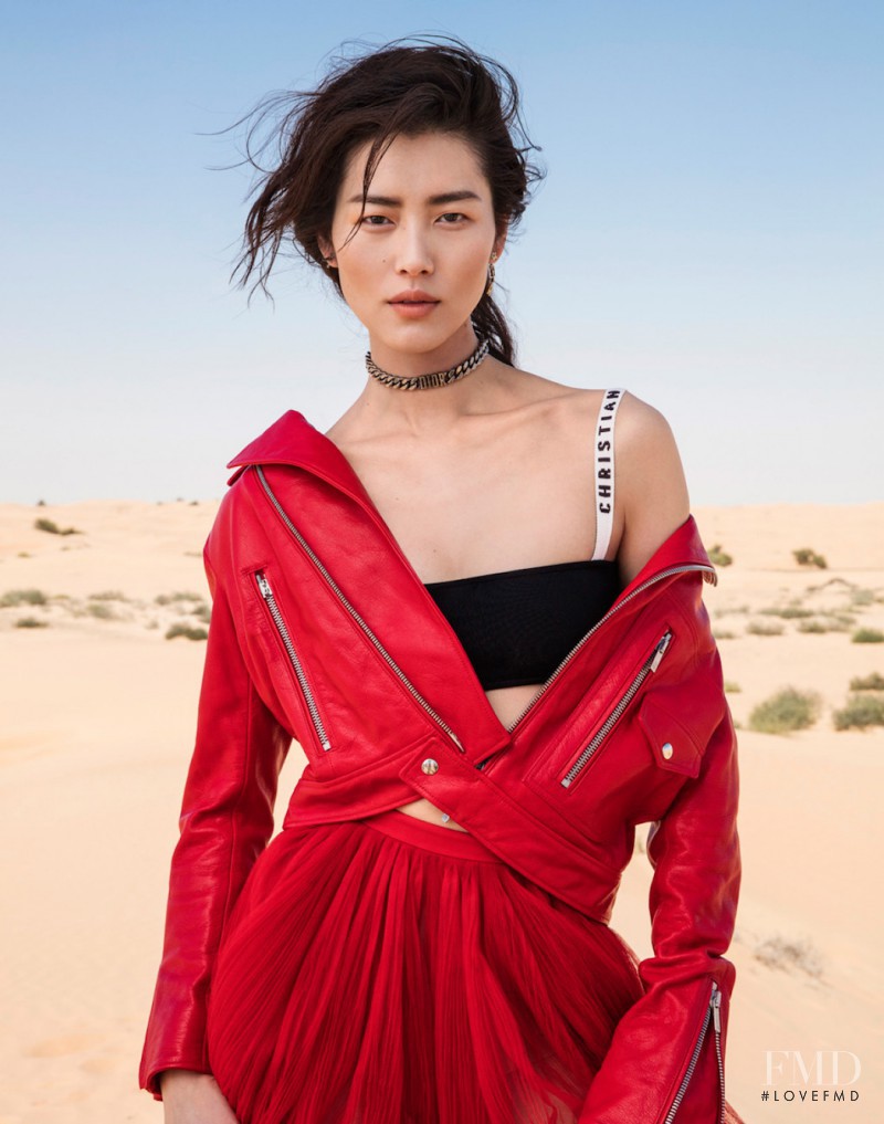 Liu Wen featured in Desert & Dazzle, March 2017