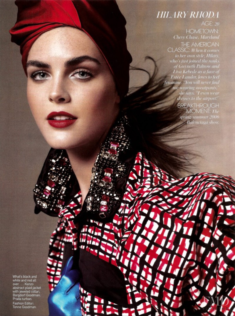 Hilary Rhoda featured in Hit Girls, May 2007