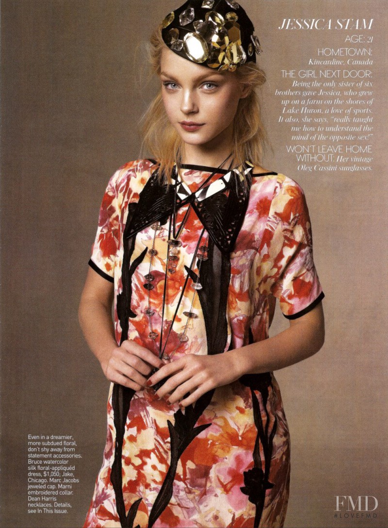 Jessica Stam featured in Hit Girls, May 2007