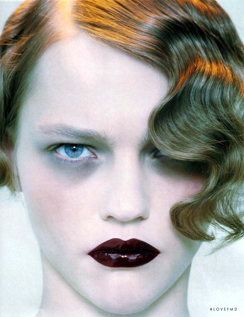 Sasha Pivovarova featured in Madame Reve, May 2005