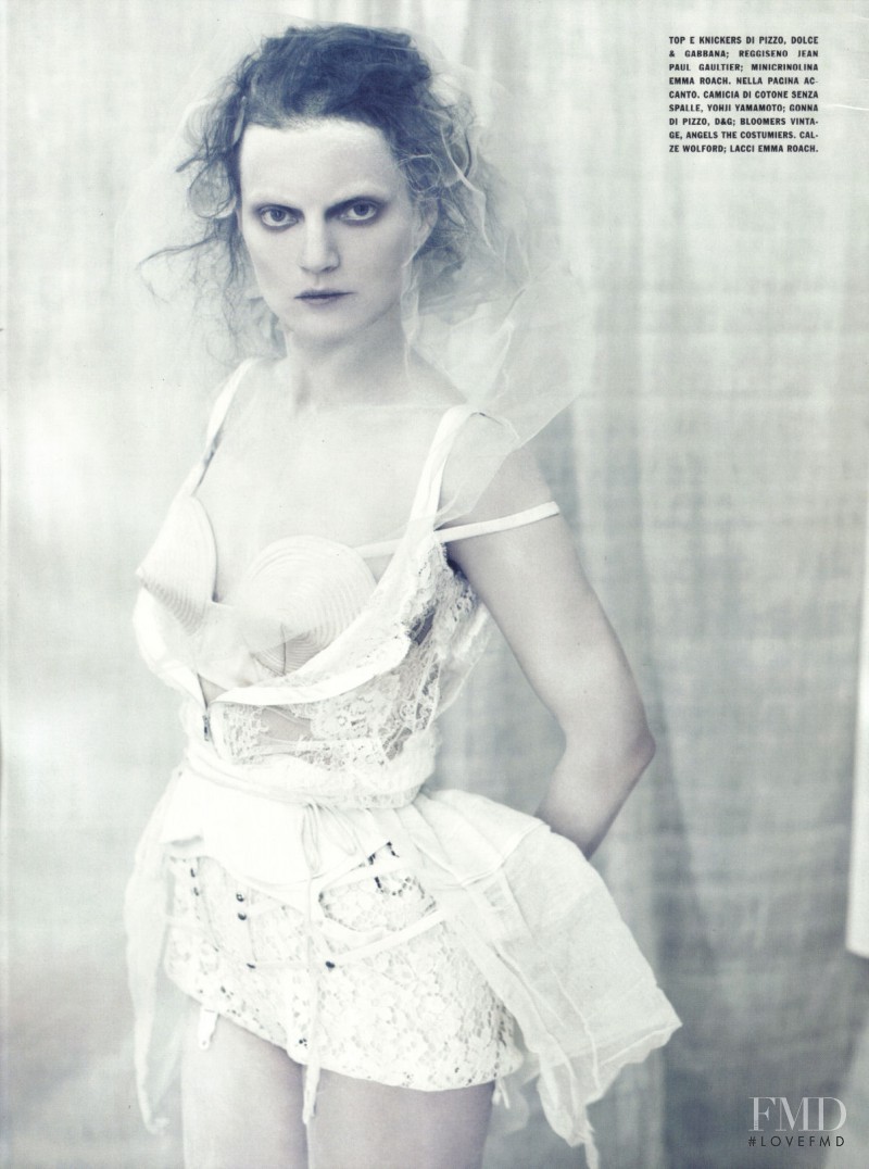 Guinevere van Seenus featured in A White Story, April 2010