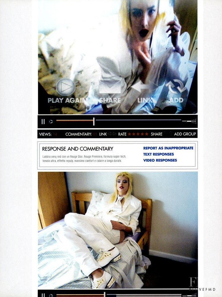 Agyness Deyn featured in Live On The Web, January 2007