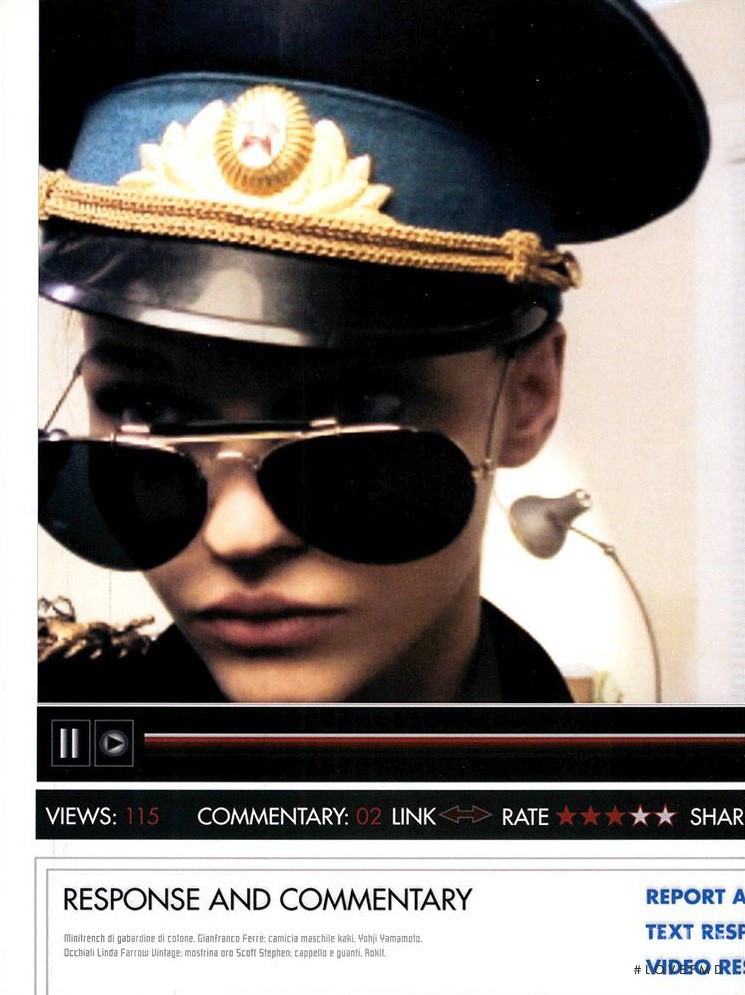 Sasha Pivovarova featured in Live On The Web, January 2007