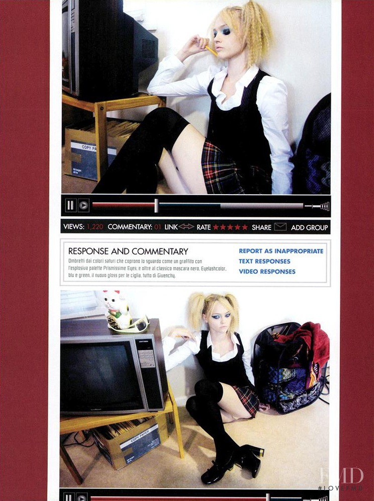 Sasha Pivovarova featured in Live On The Web, January 2007