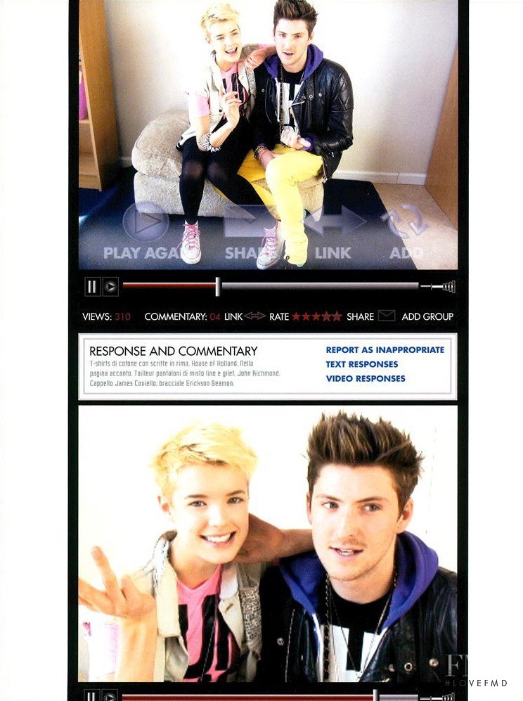 Agyness Deyn featured in Live On The Web, January 2007